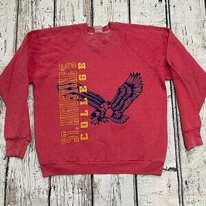 Vintage 90s St. Augustine College Falcons Crewneck North Carolina Sweatshirt